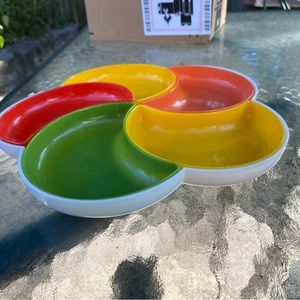 Vintage Plastic Snack Tray